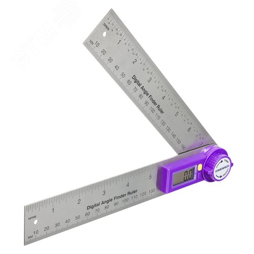 Изображение товара Угломер-линейка цифровой Verk DR30, фиолетовый (шт)