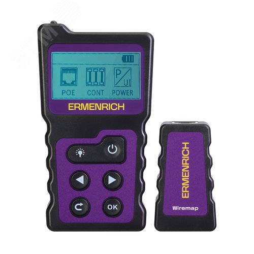 Изображение товара PoE-тестер кабельный NetGeeks NP25, фиолетовый (шт)