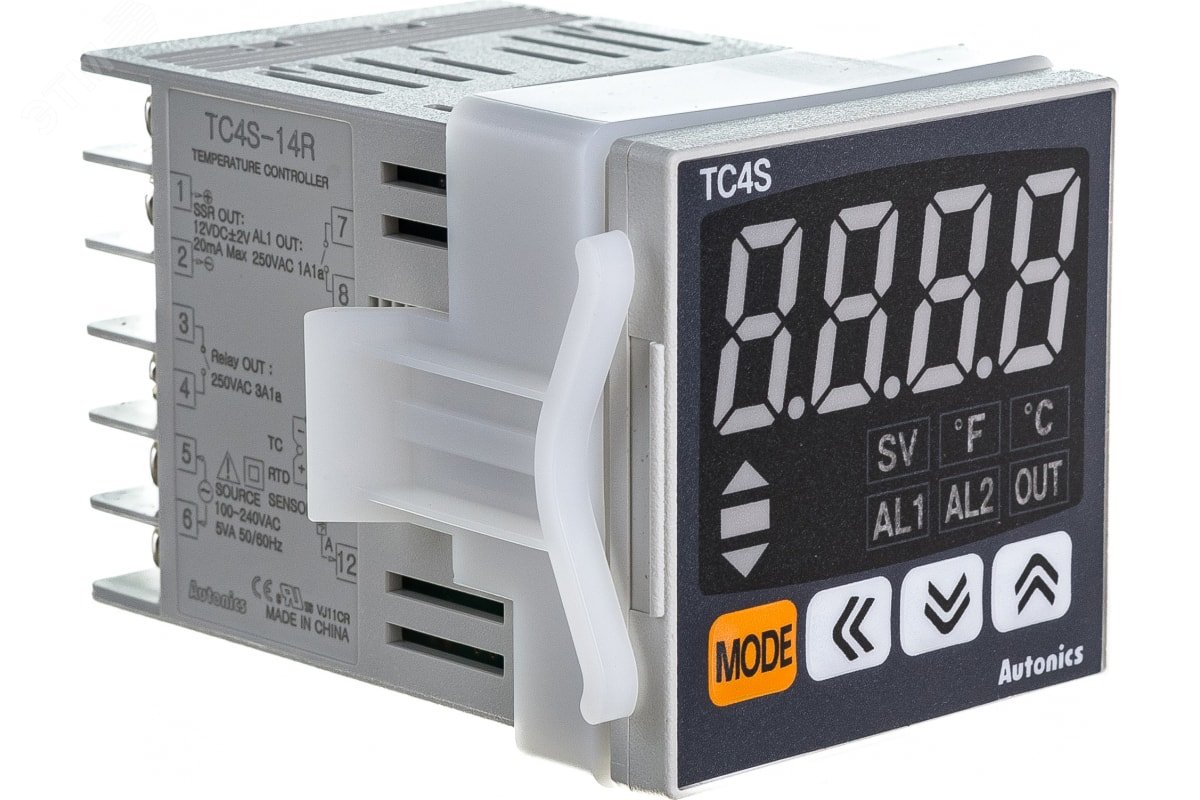 Изображение товара Температурный контроллер с ПИД-регулированием TC4S-14R Autonics