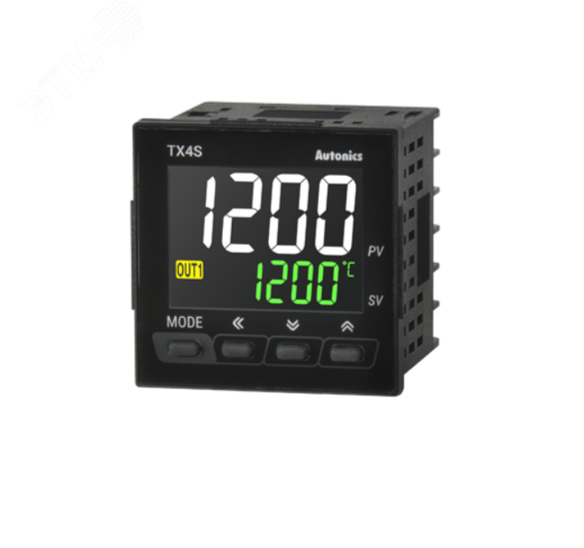 Изображение товара Температурный контроллер TX4S-14R Autonics с ЖК дисплеем и интерфейсами USB RS485