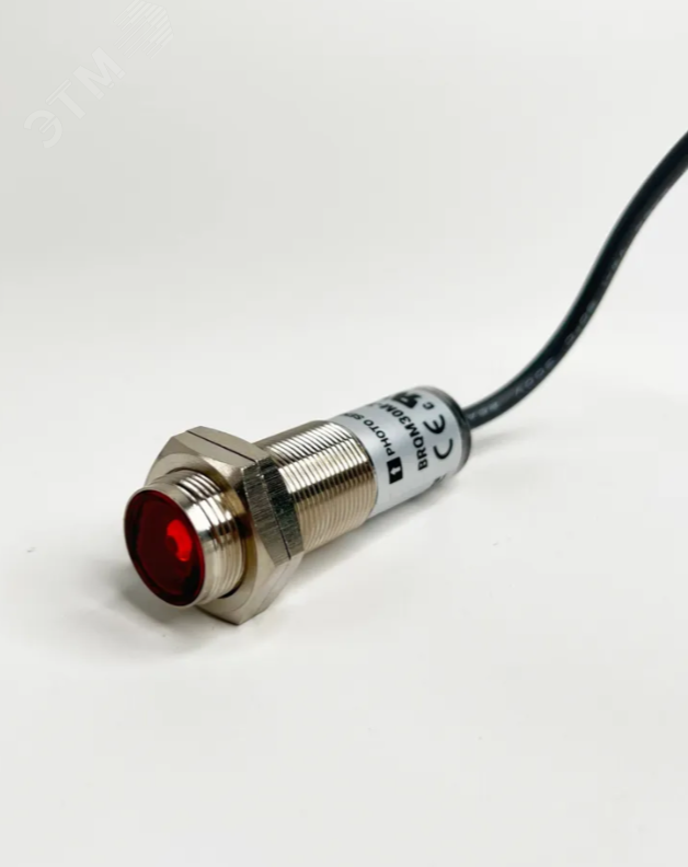 Изображение товара Фотоэлектрический датчик в цилиндрическом корпусе BRQM30M-TDTA Autonics