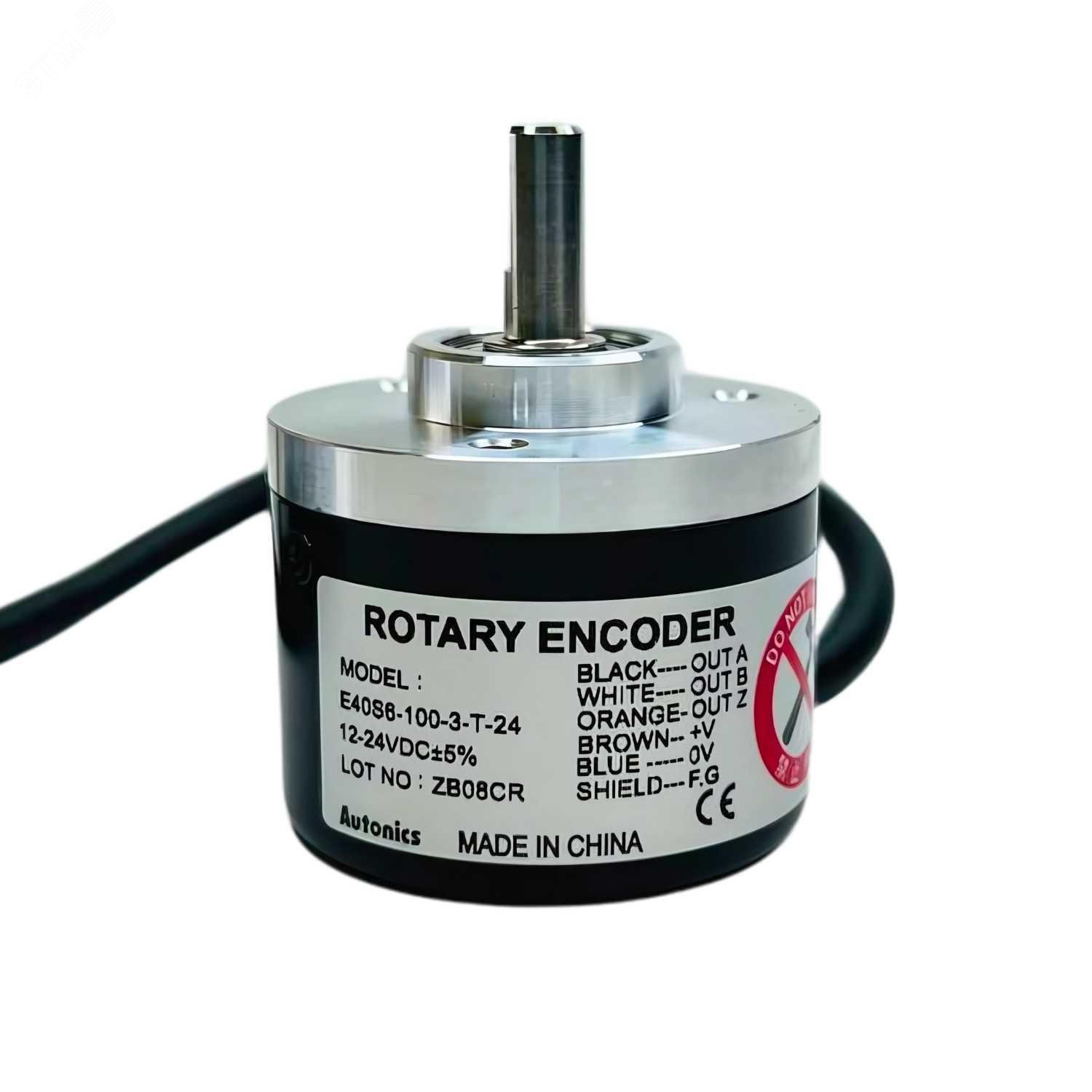 Изображение товара Инкрементальный энкодер E40S-100-3-T-24 с выступающим валом 40 мм