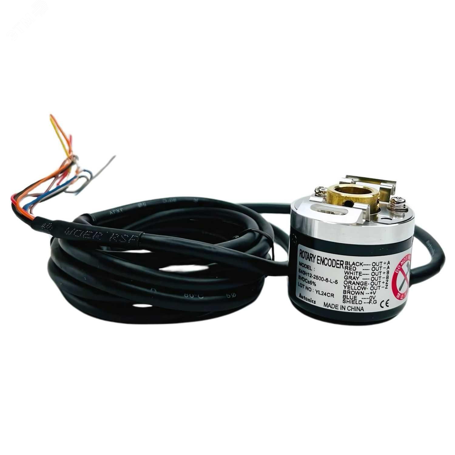 Изображение товара Инкрементальный энкодер в компактном корпусе E40H12-2500-6-L-5 Autonics