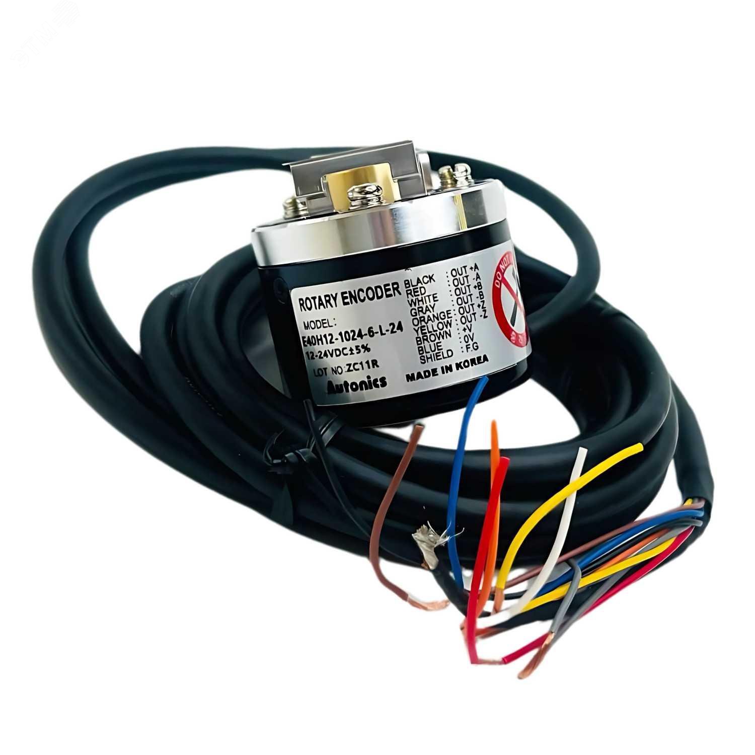 Изображение товара Инкрементальный энкодер с полым валом серия E40H 40мм Autonics