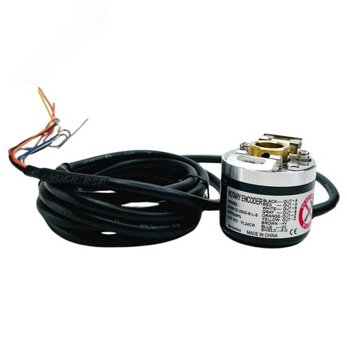 Изображение товара Энкодер инкрементальный в компактном корпусе ?40мм (с полым сквозным валом) E40H12-2500-6-L-5 (шт)