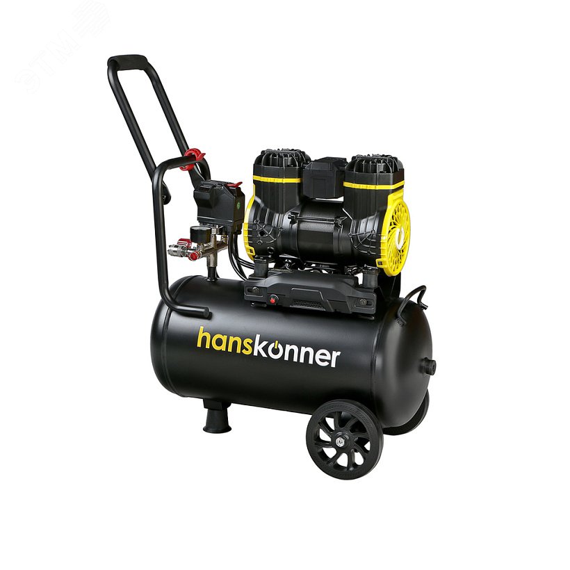 Изображение товара Компрессор воздушный безмасляный Hanskonner 1450 Вт 240л/мин 8 бар