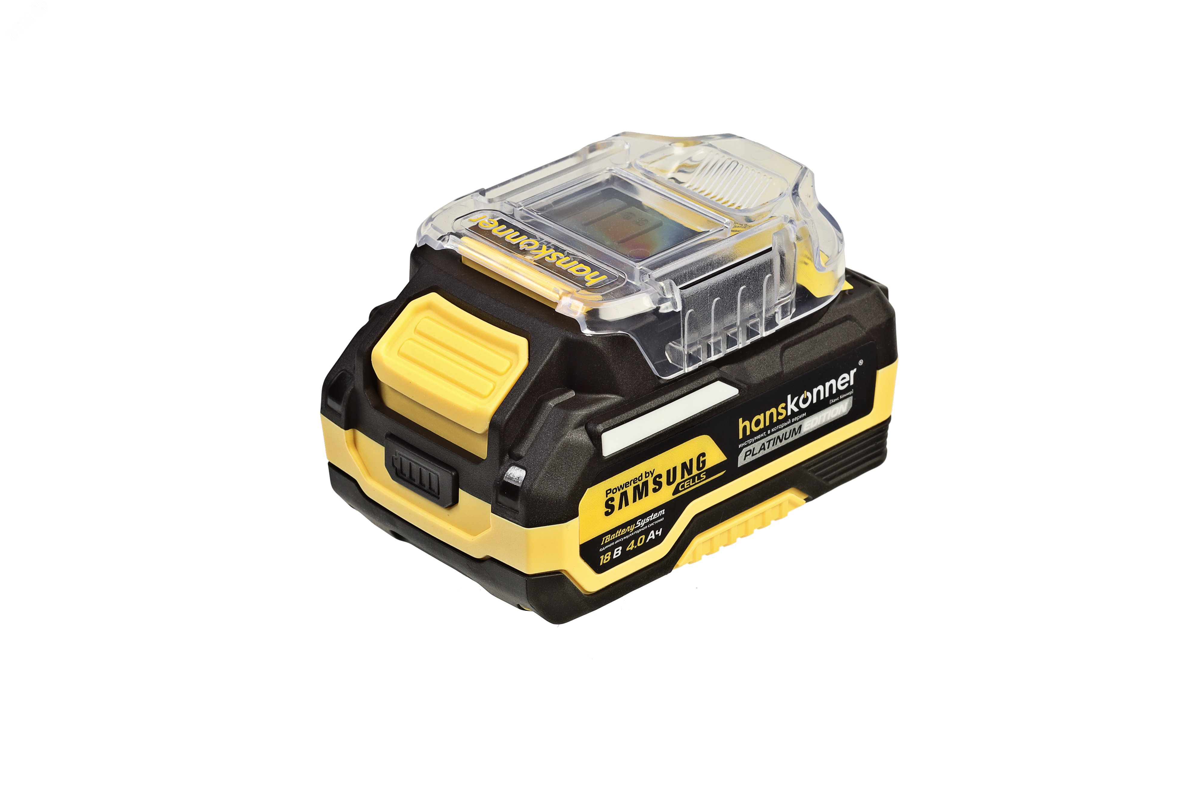 Изображение товара Аккумулятор Samsung 18В 4.0Ач INR-18650 для электроинструментов HBP2004PRO