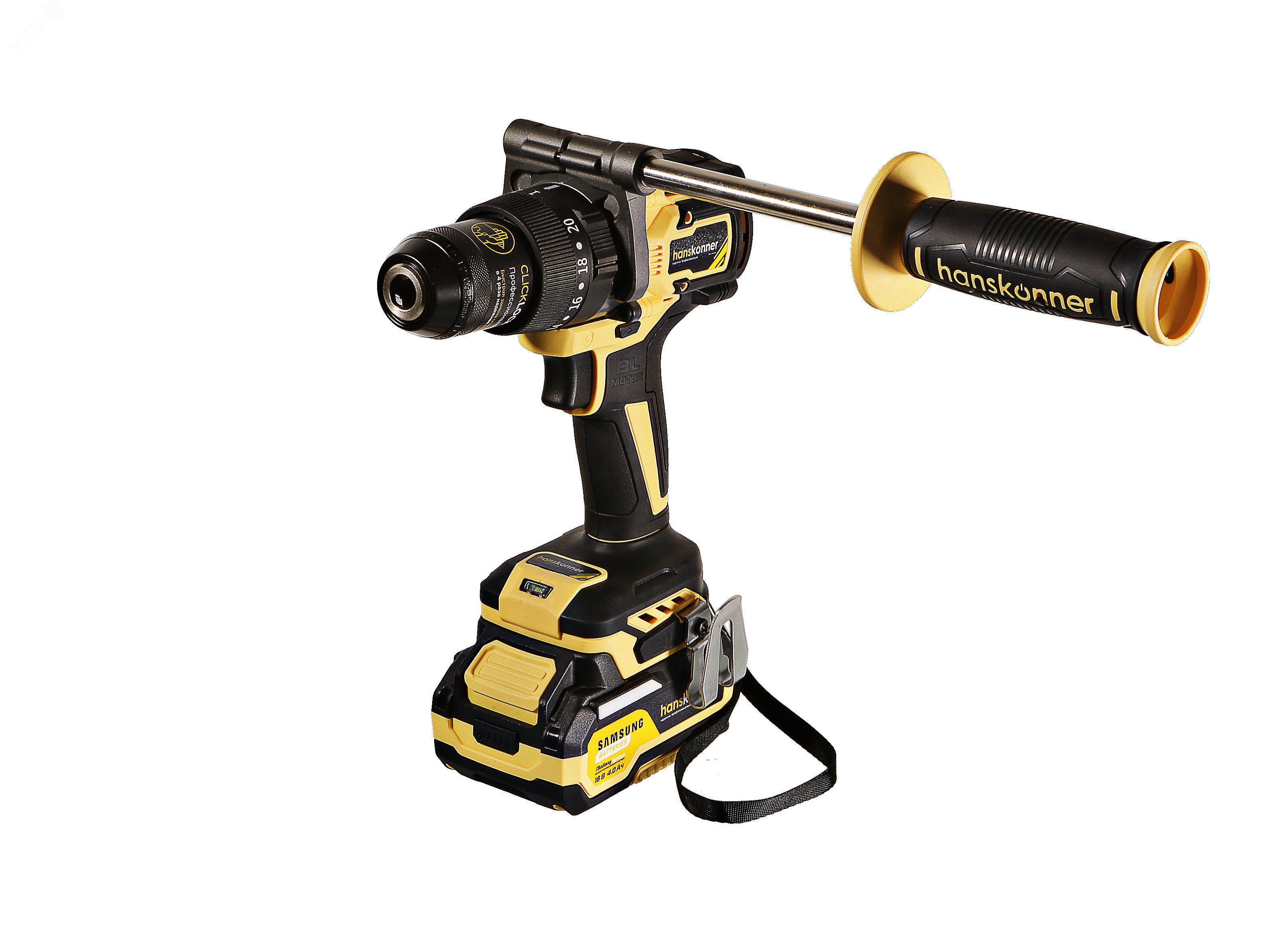 Изображение товара Аккумуляторная дрель-шуруповерт бесщеточная 18В 165Нм SAMSUNG