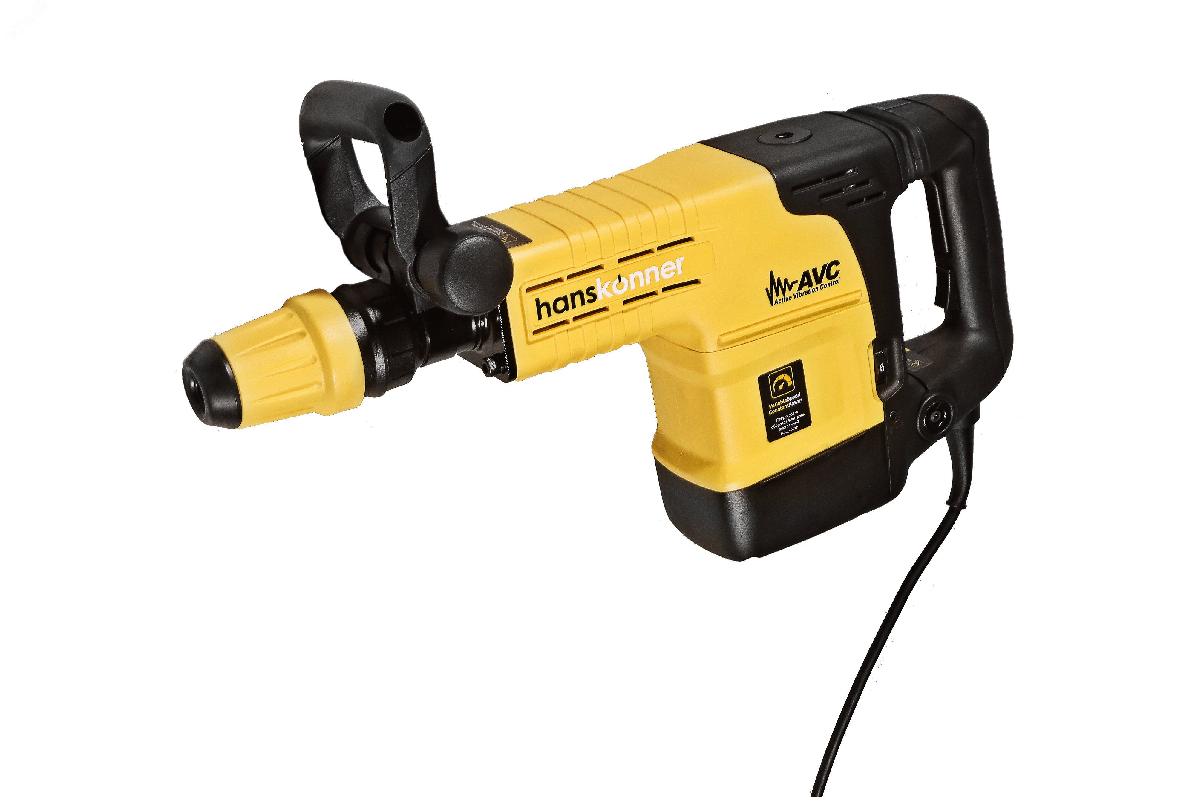 Изображение товара Отбойный молоток Hanskonner HDH1525M 1500Вт 25Дж SDS MAX 6м кабель
