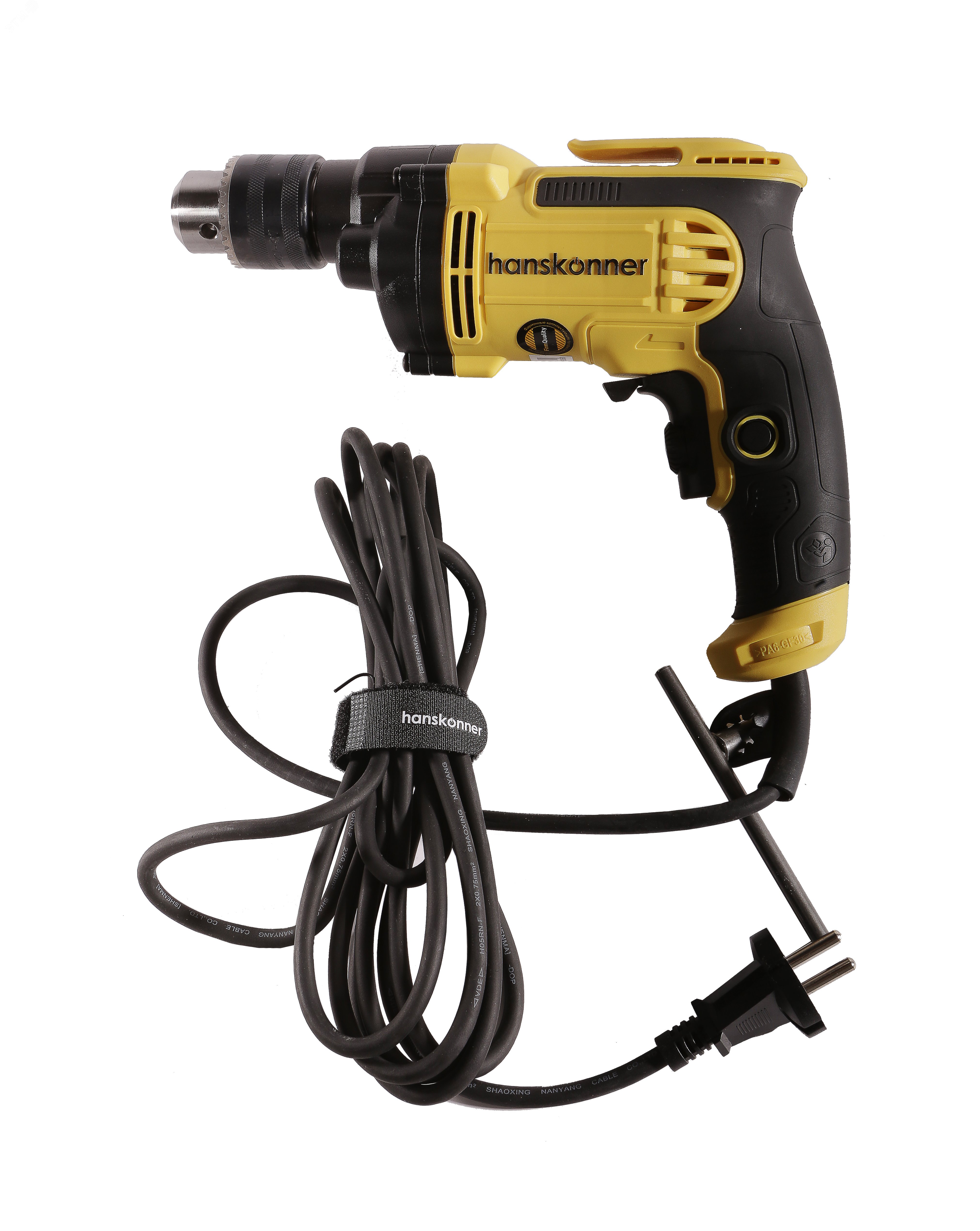 Изображение товара Дрель электрическая 700Вт 0-1700' об/мин 13мм понижающий редуктор (шт)