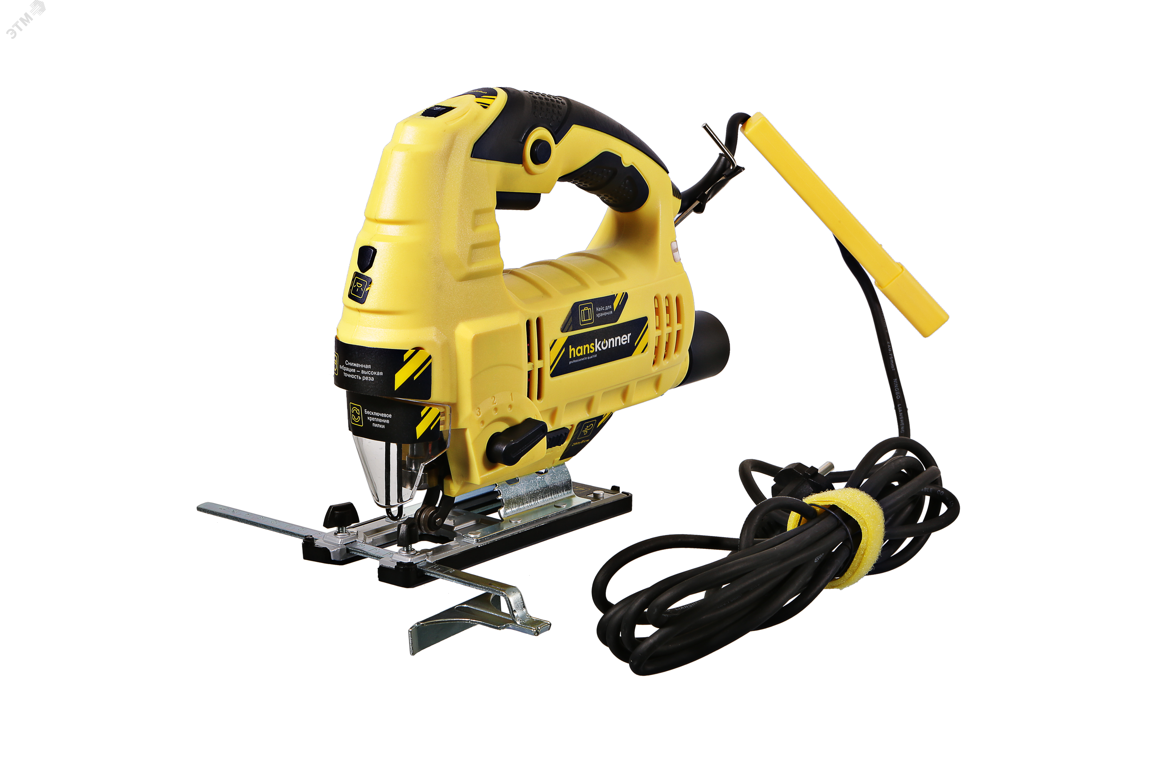 Изображение товара Электрический лобзик Hanskonner HJS0811LPE 860Вт для дерева и металла