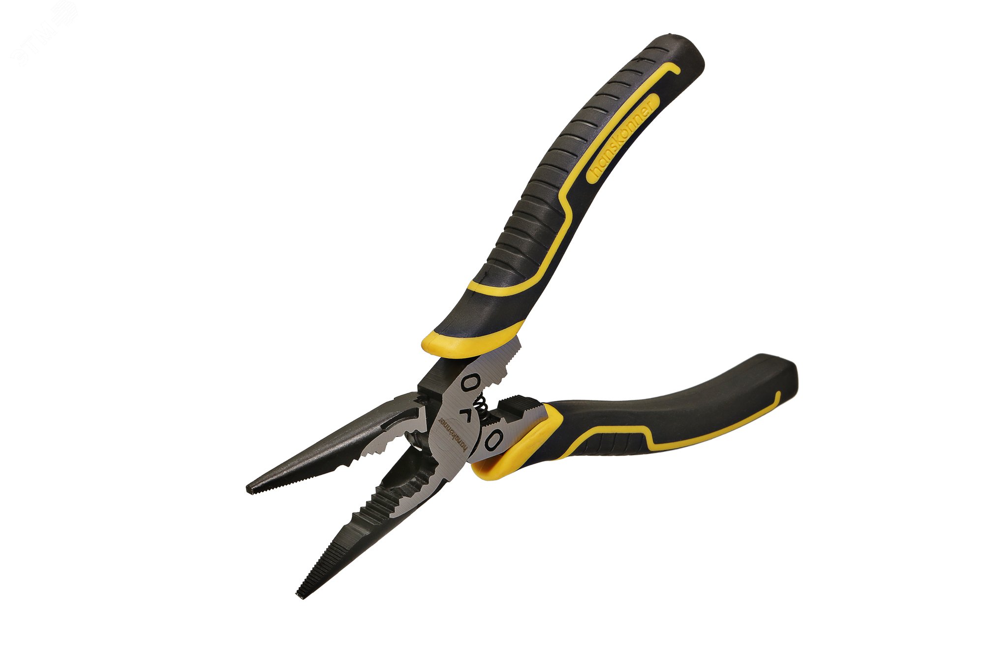 Изображение товара Длинногубцы 160мм с эксцентриковым шарниром +30% к силе реза TPR рукоятки (шт)