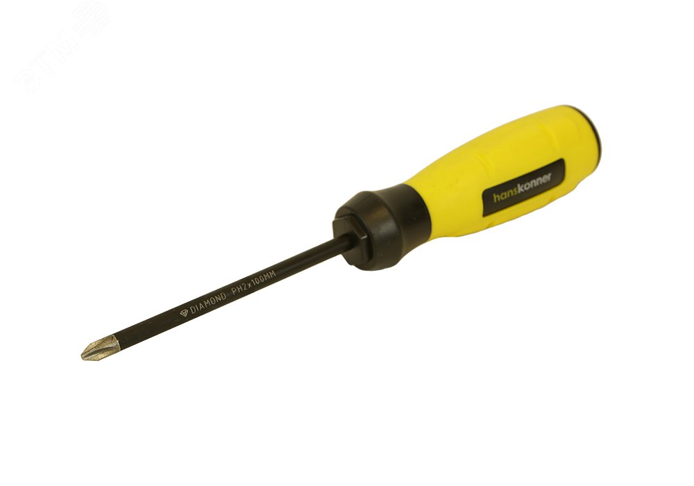Изображение товара Отвертка крестовая с алмазным наконечником Hanskonner