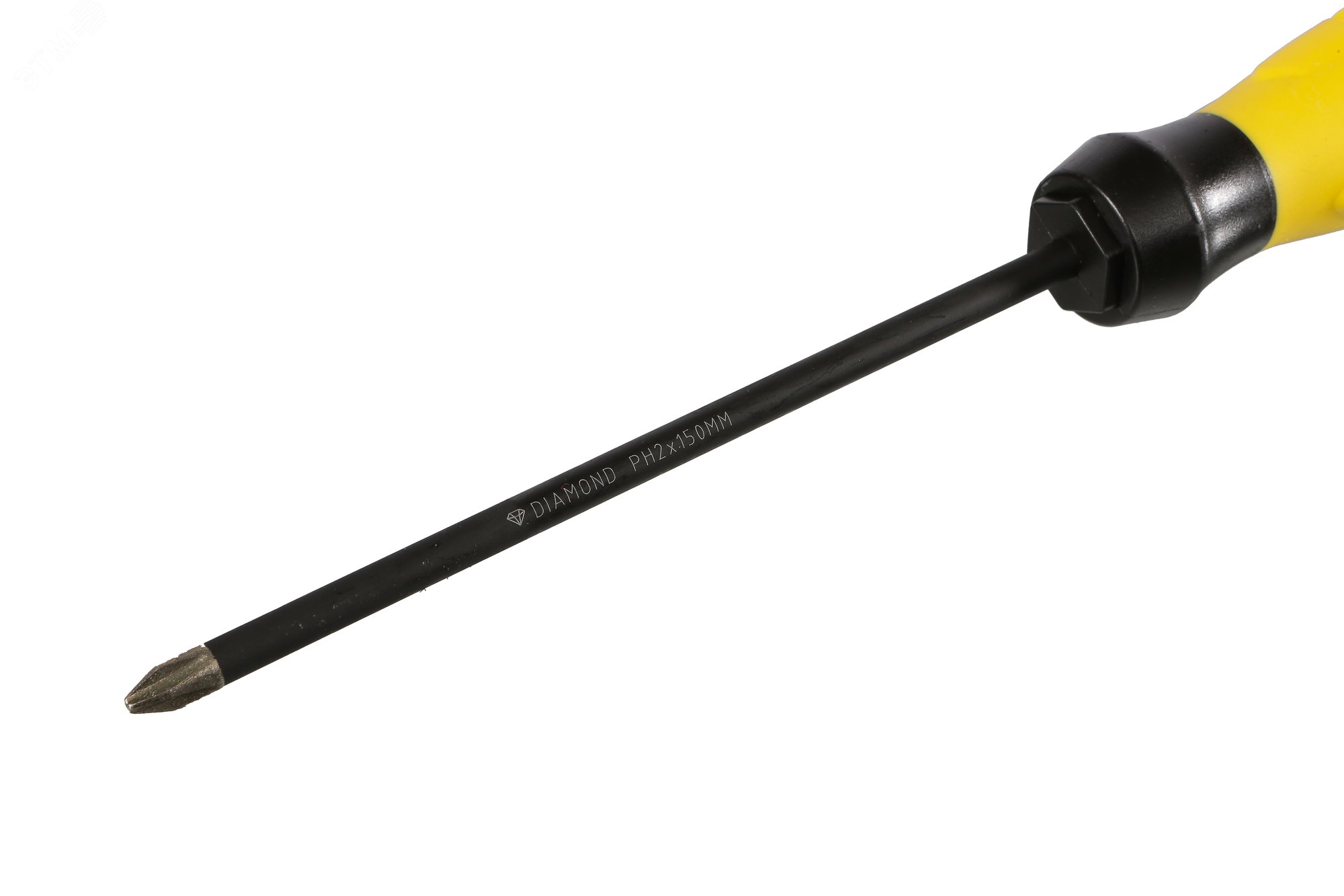 Изображение товара Отвертка крестовая Hanskonner с алмазным наконечником 150 мм для сложных крепежных работ