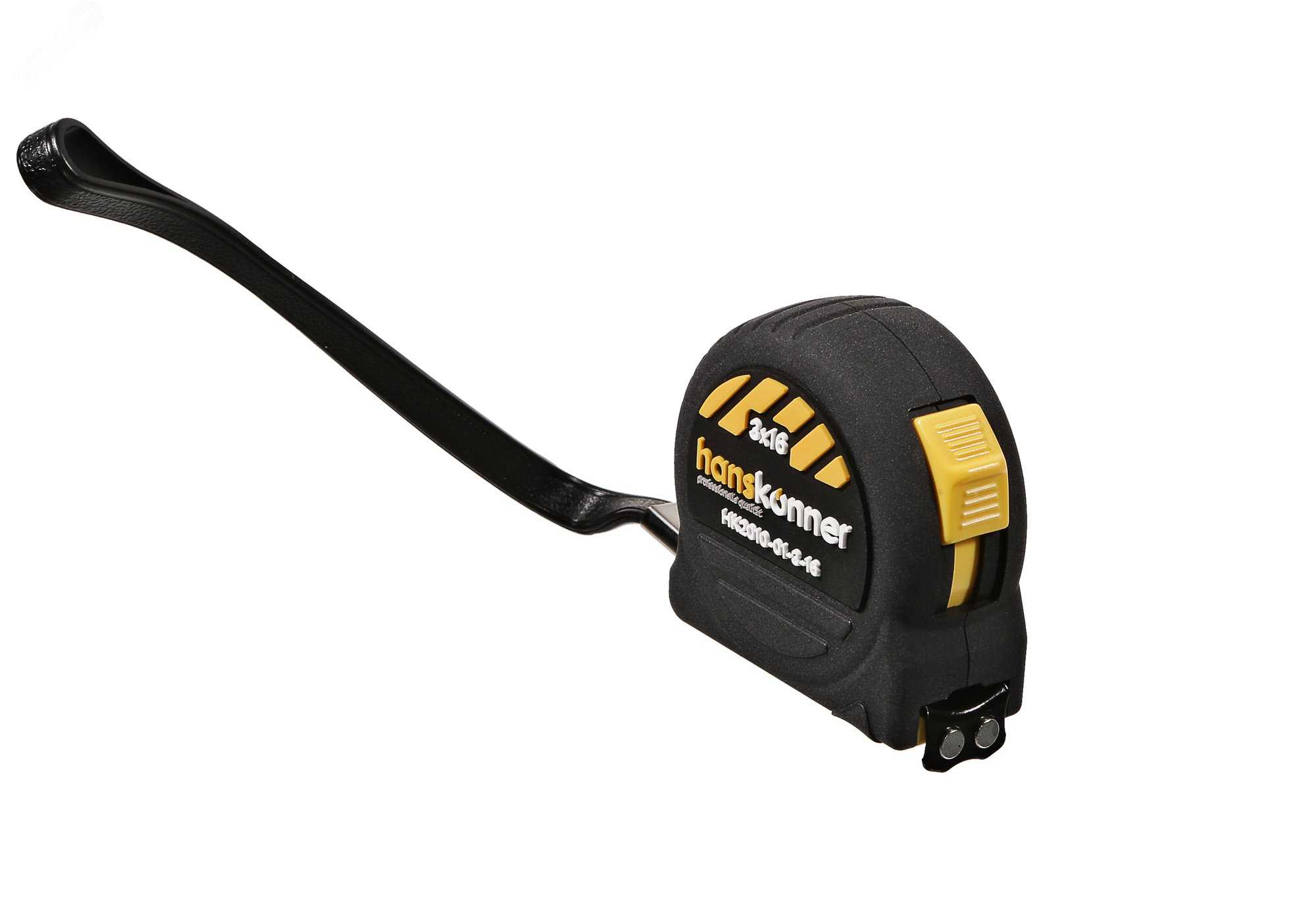 Изображение товара Рулетка с противоударным корпусом SoftTouch 2 стопа мощный магнит 3м X 16мм (шт)