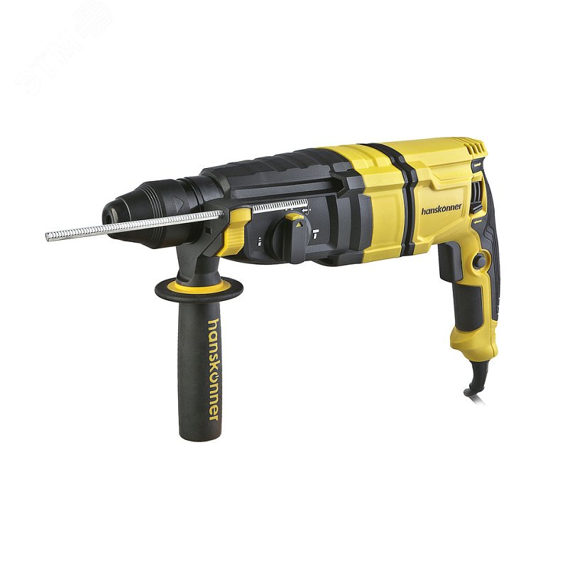 Изображение товара Перфоратор Hanskonner 1100Вт 30мм 3.3Дж виброзащита быстрая доставка