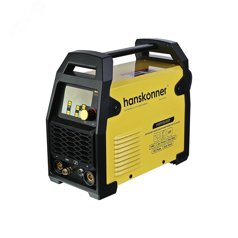 Изображение товара Сварочный аппарат Hanskonner TIG DC Pulse+MMA, 200 A, ПВ 80%, 160-250 В (шт)