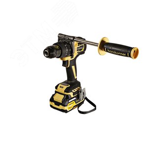 Изображение товара Дрель-шуруповерт аккумуляторная бесщеточная ударная PLATINUM в кейсе 18В 165Нм 2х2+4Ач (SAMSUNG) (шт)