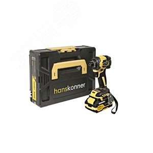 Изображение товара Винтоверт ударный бесщеточный 18В 1BatterySystem 280Нм 1/4' 1x4Ач кейс (шт)