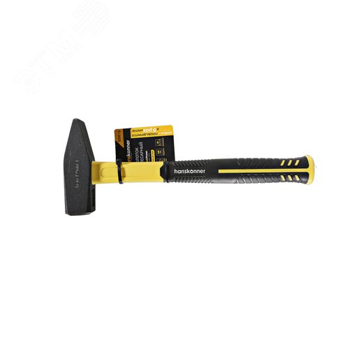 Изображение товара Молоток слесарный усиленный с фибергласовой рукояткой кованый боек 1000гр (шт)