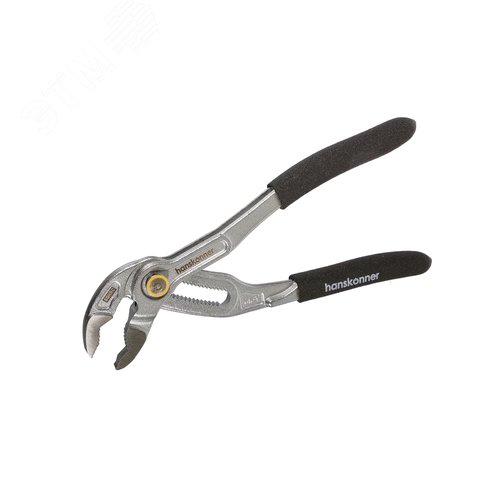 Изображение товара Клещи переставные 175мм с кнопочным шарниром Cr-V Раскрытие губок 42мм(>62%) (шт)