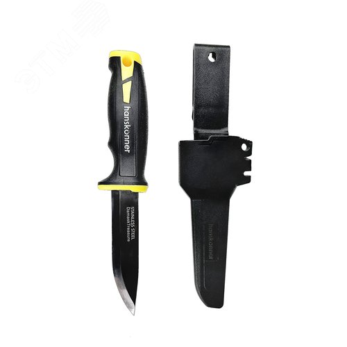 Изображение товара Нож универсальный 212мм с двойным точилом рукоятки с TPR чехол (шт)
