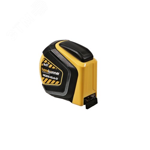 Изображение товара Рулетка с противоударным обрезиненным корпусом автостоп супермощный магнит 8м X 27мм (шт)