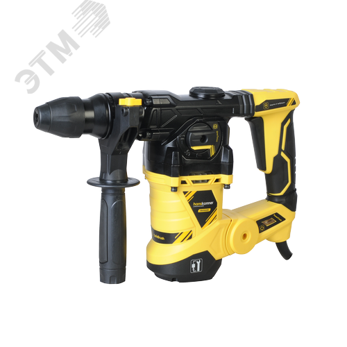 Изображение товара Перфоратор с патроном SDS-plus 1500Вт 32 мм 6Дж 0-4500' уд/мин 3 режима кабель 4м кейс (шт)