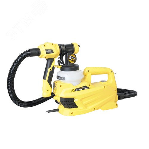 Изображение товара Краскопульт 780Вт 0-1200' мл/мин 120 DIN/с HVLP с базой шнур 4 м (шт)