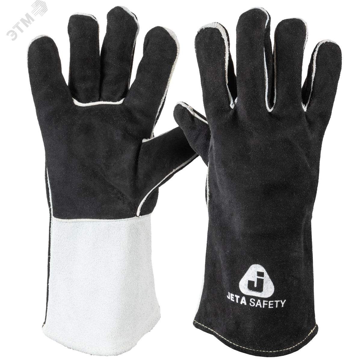 Изображение товара Перчатки Ferrus Wide защитные (краги) из спилк. кожи с подкладкой, черные, размер 11/XXL (6 пар) (упак)