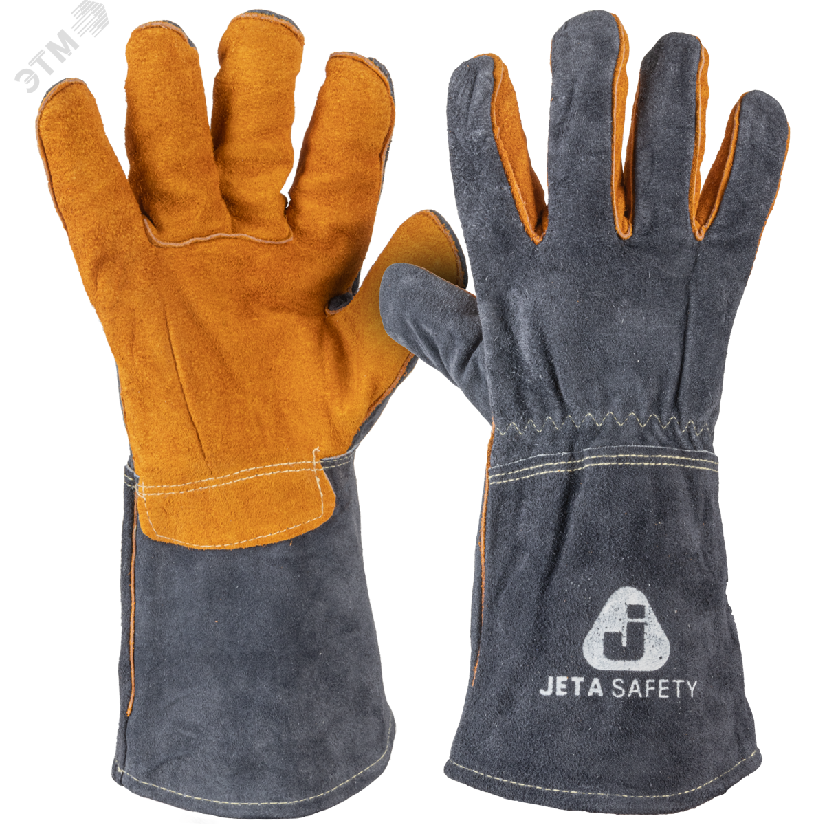 Изображение товара Перчатки Ferrus Comfort защитные (краги) из спилк. кожи с подкладкой, размер 10/XL (6 пар) (упак)