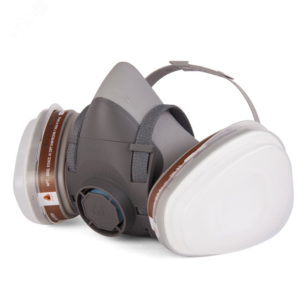 Изображение товара Комплект для защиты дыхания Jeta Safety J-SET 5500P размер S полумаска фильтры А1 P2