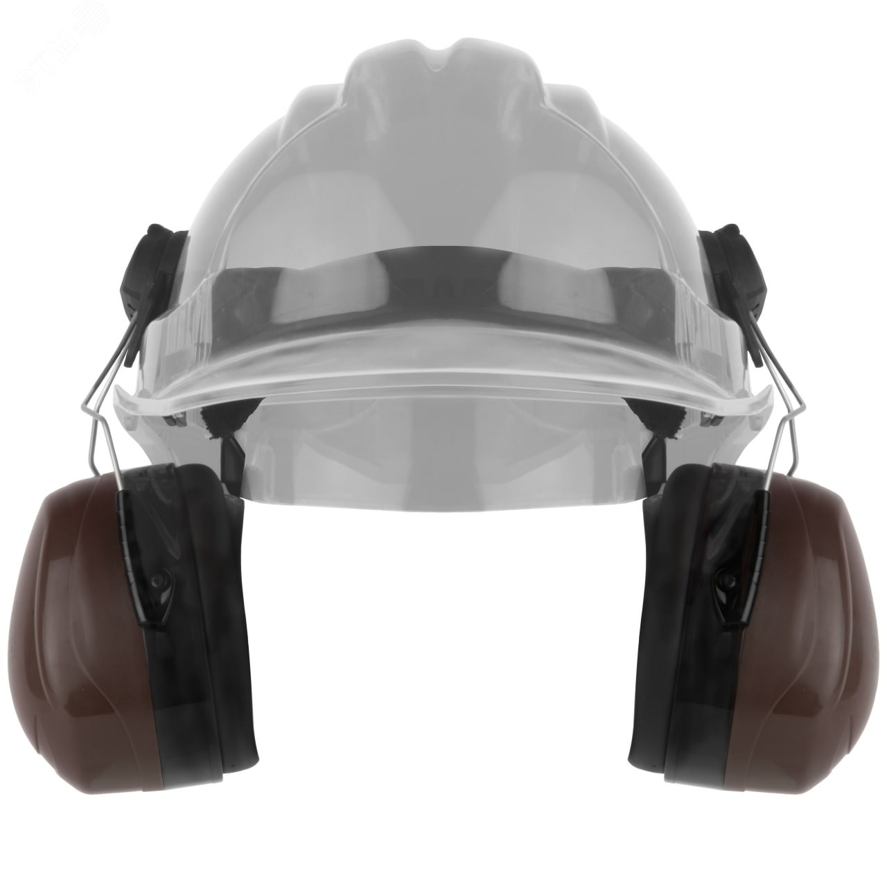 Изображение товара Наушники противошумные на каску Caor, коричневые, 33 дБ (пар)