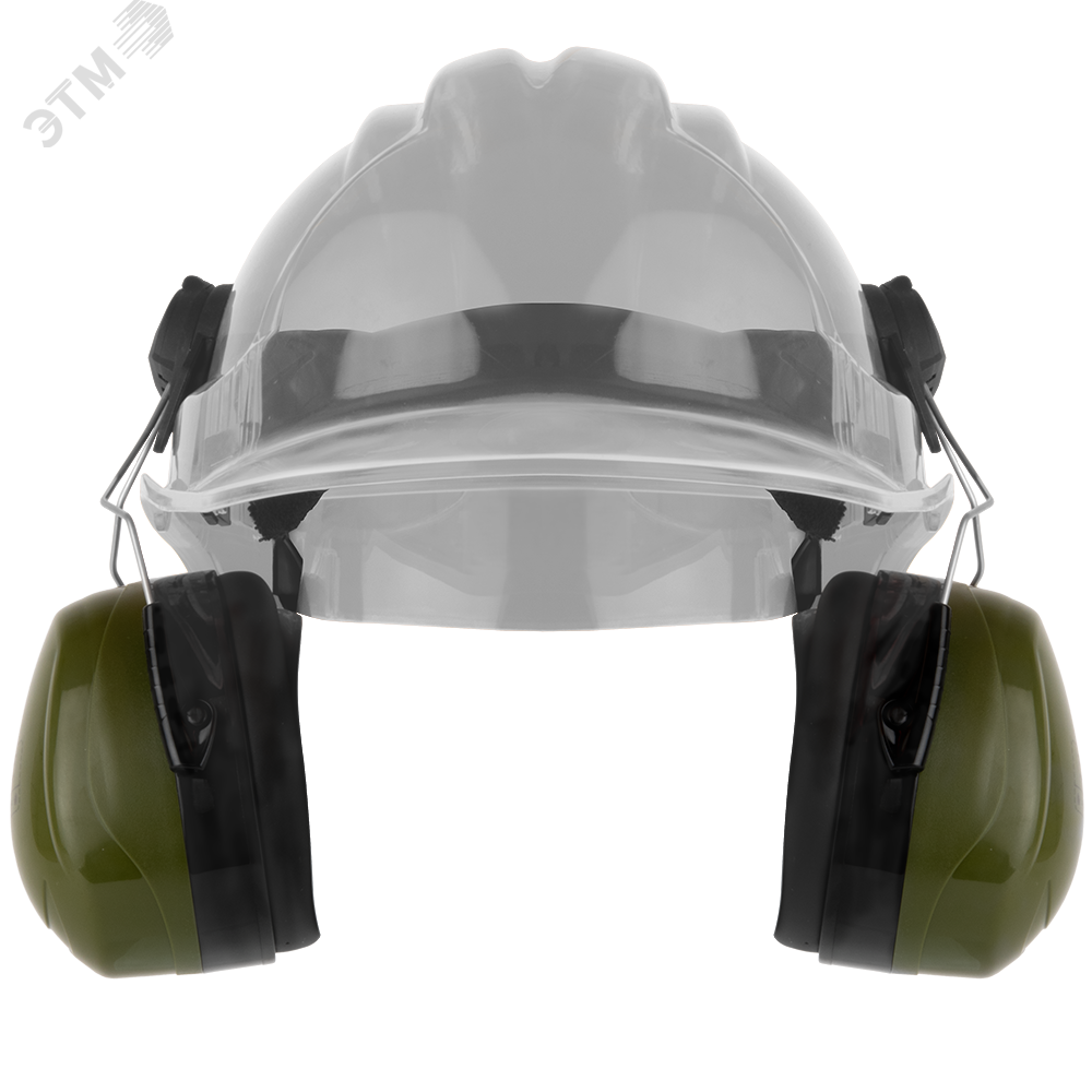 Изображение товара Наушники противошумные на каску Caor a , оливковые, 35 дБ (пар)