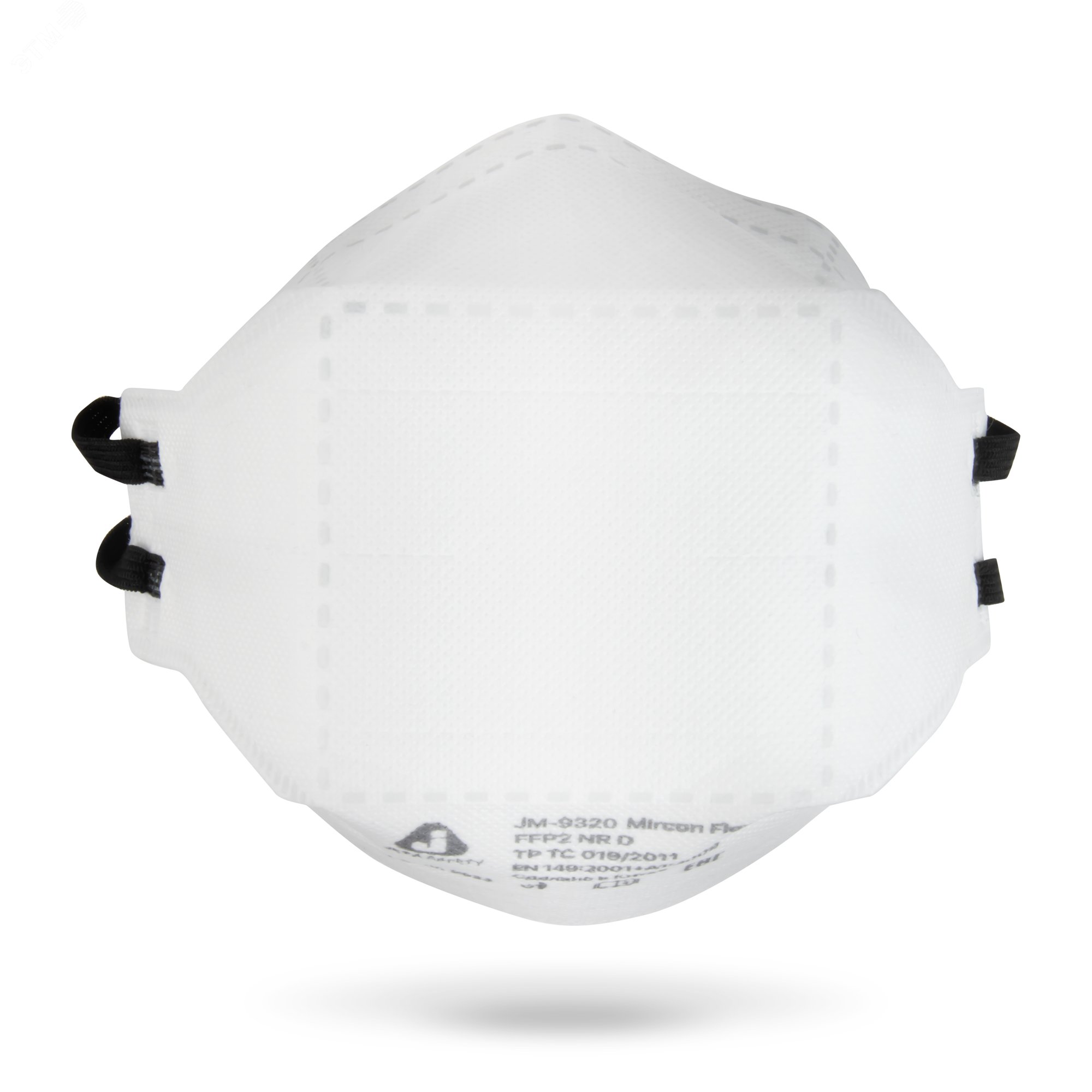 Изображение товара Одноразовый респиратор JM-9320 Micron Flex FFP2 NR D трехпанельный