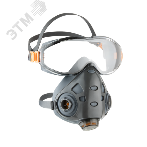 Изображение товара Air Optics Полумаска фильтрующая с интегрированными очками Jeta Safety размер L (шт)