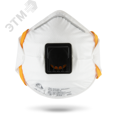 Изображение товара Одноразовый респиратор с клапаном JM-8632 Micron чашеобразный, FFP3 NR D (упак)