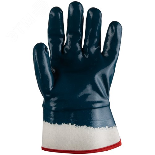 Изображение товара Перчатки Atlant полное нитрил. покр., хлопк. подкладка, крага, размер 09/L (12пар) (пар)