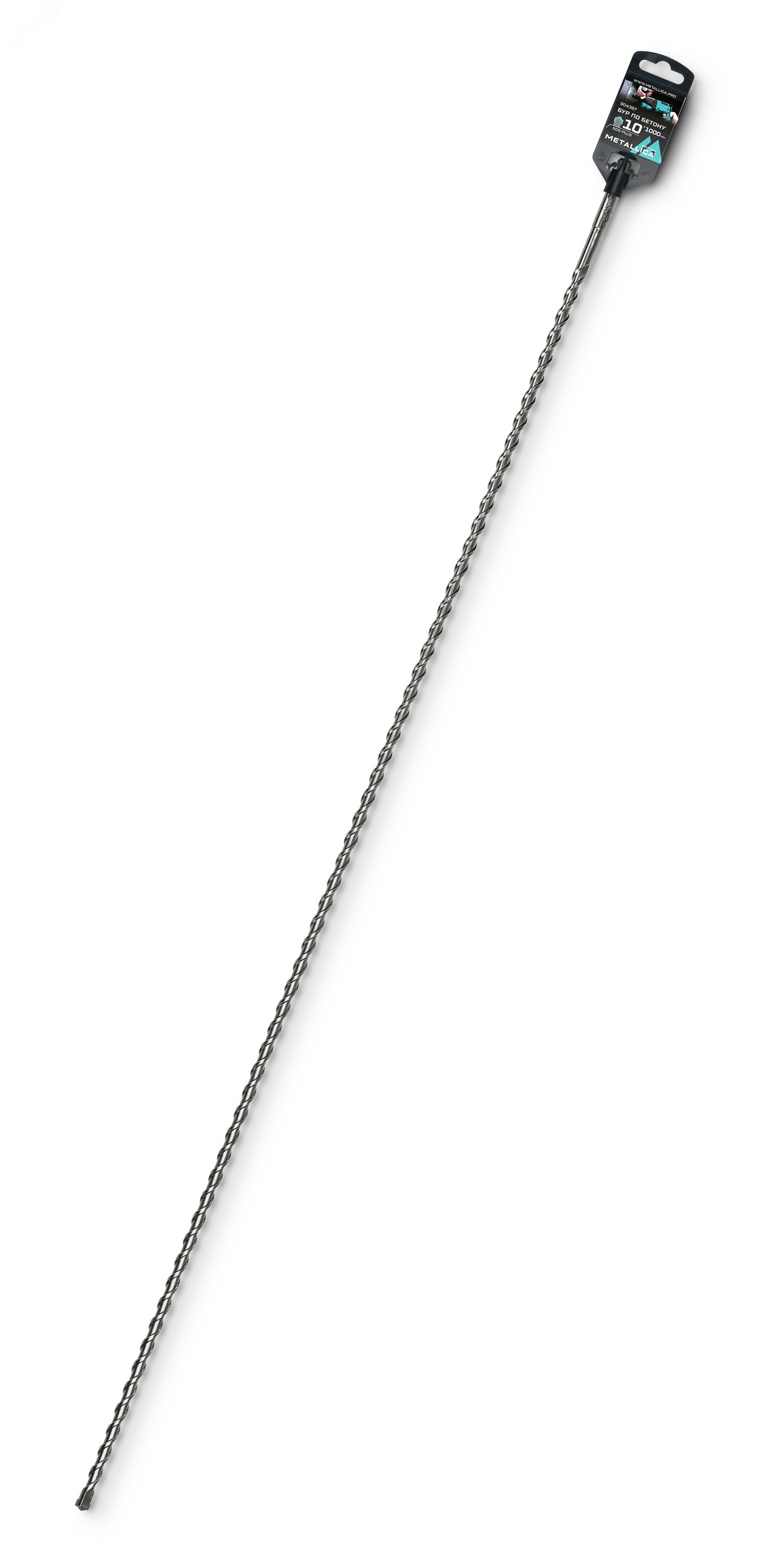 Изображение товара Бур по бетону SDS-plus 10х1000/950 мм с напайкой из карбида ВК-8