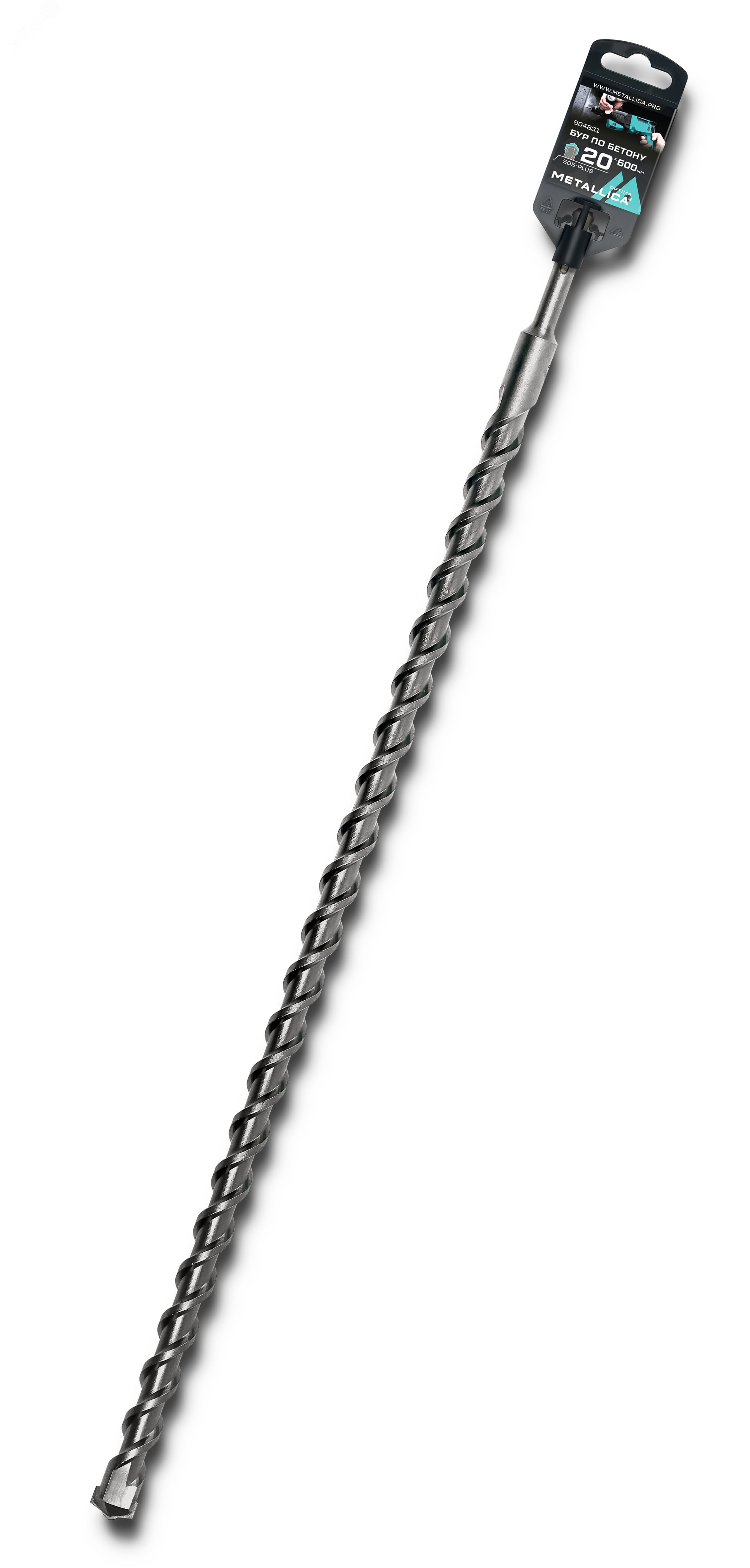 Изображение товара Бур по бетону SDS-plus 20 мм 600 мм длинный для ударных перфораторов