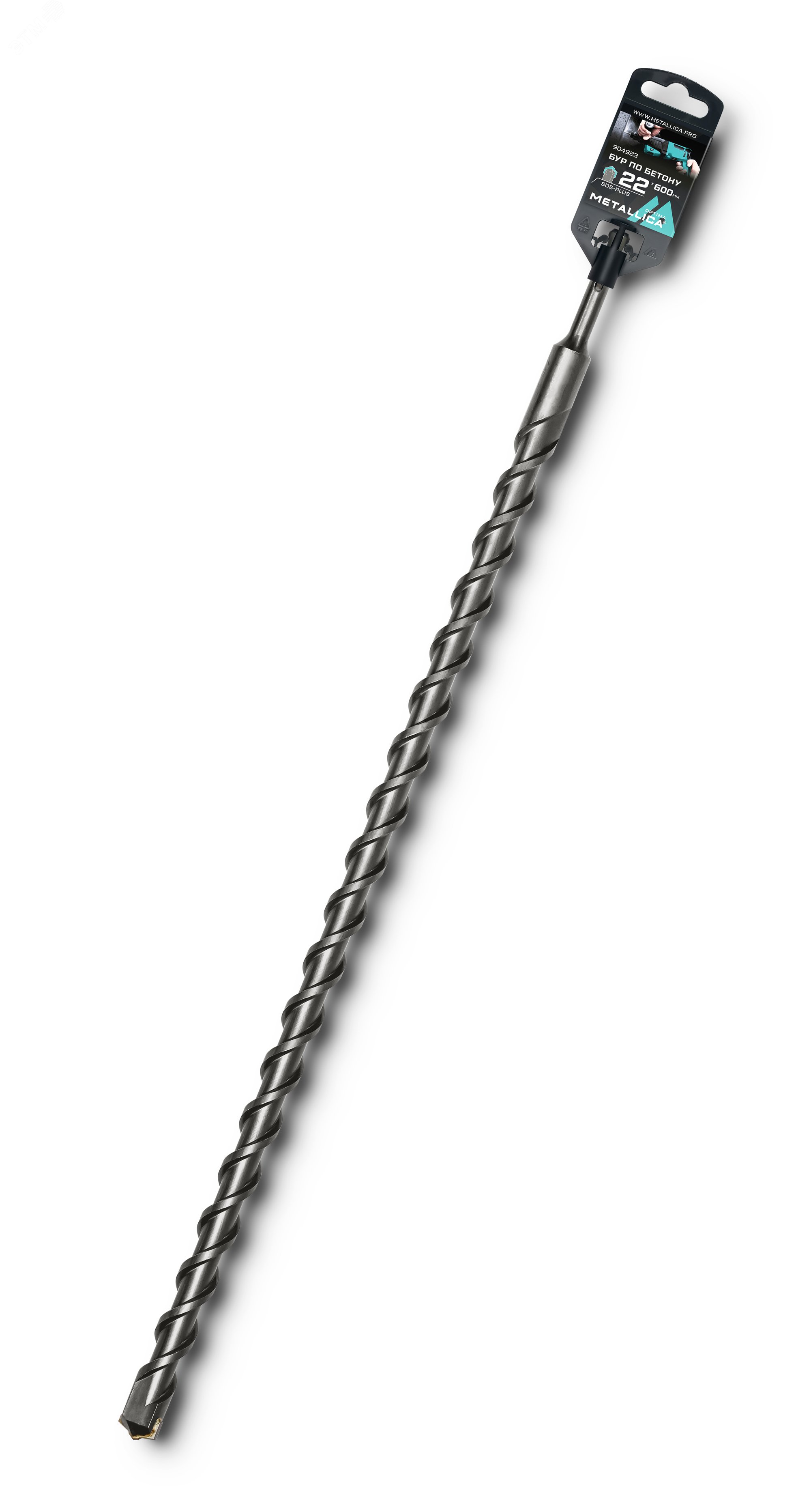 Изображение товара Бур по бетону SDS-plus 22 х600/550 мм с твердосплавной напайкой