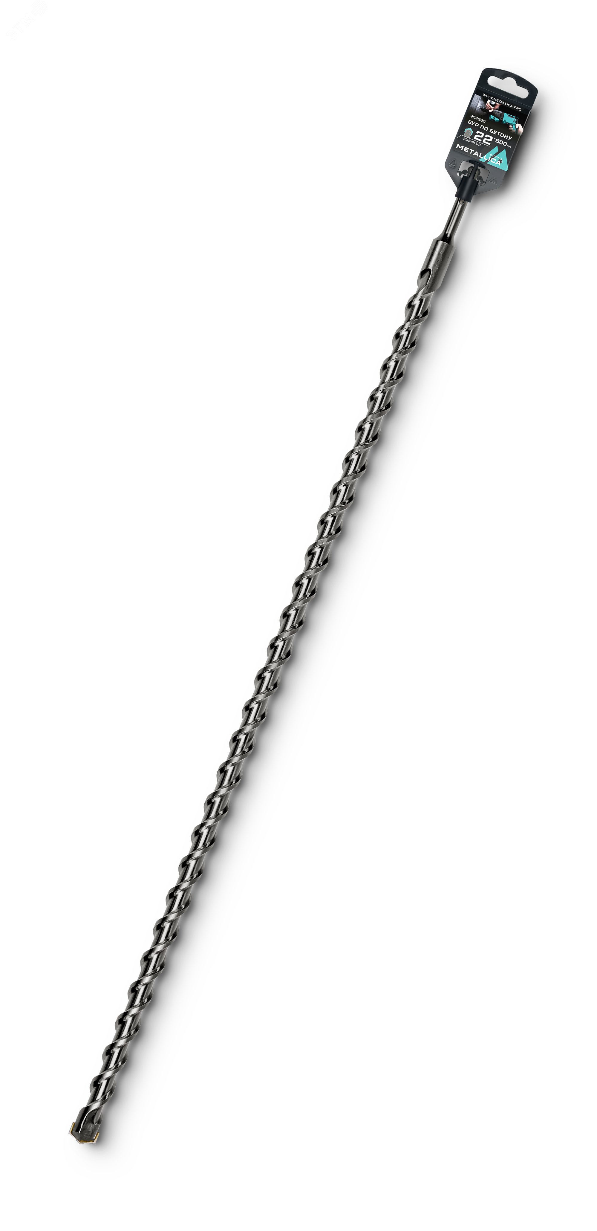 Изображение товара Бур по бетону SDS-plus 22 мм 750 мм длина для перфораторов МЕТАЛЛИКА