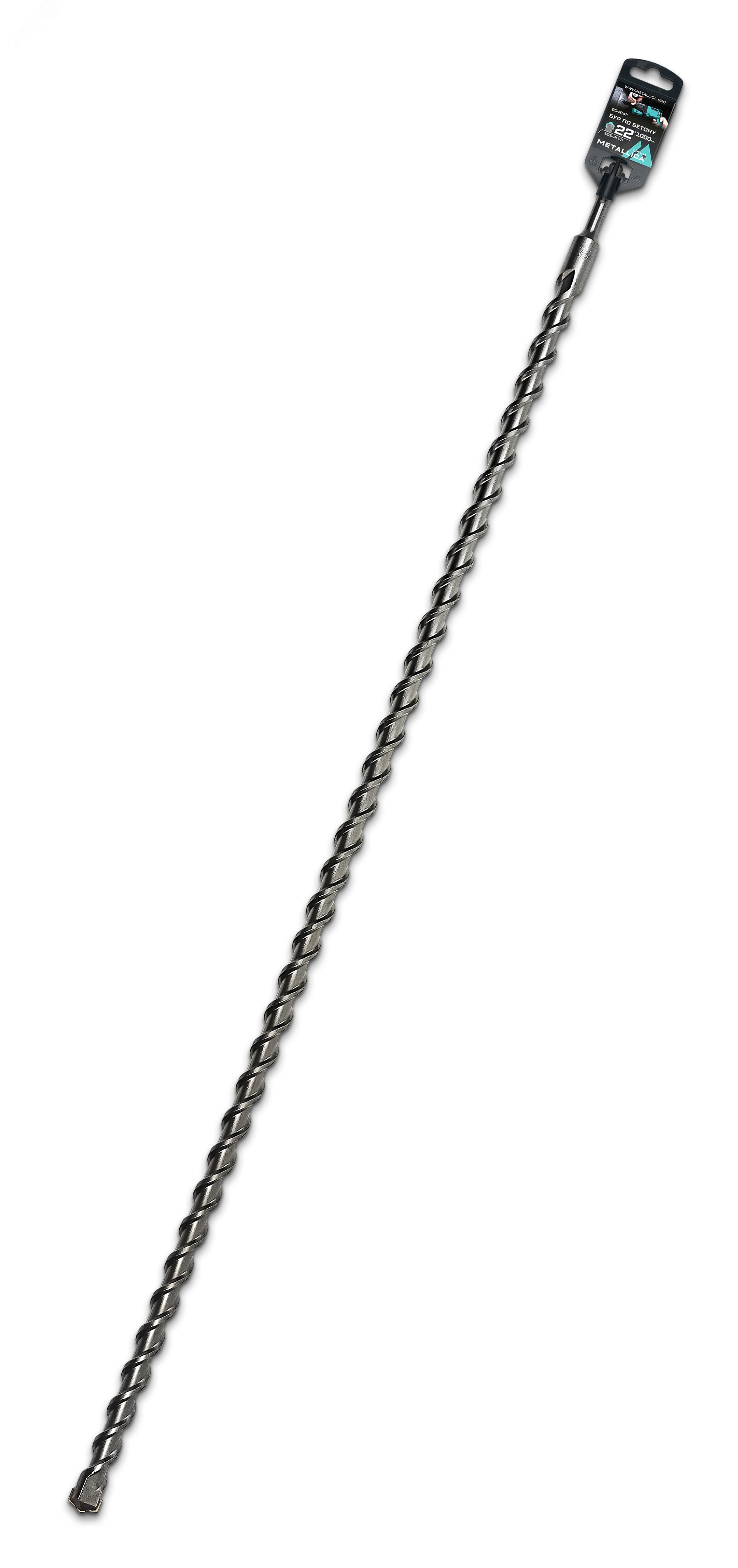 Изображение товара Бур по бетону SDS-plus 22х1000 мм, твердосплавная напайка METALLICA