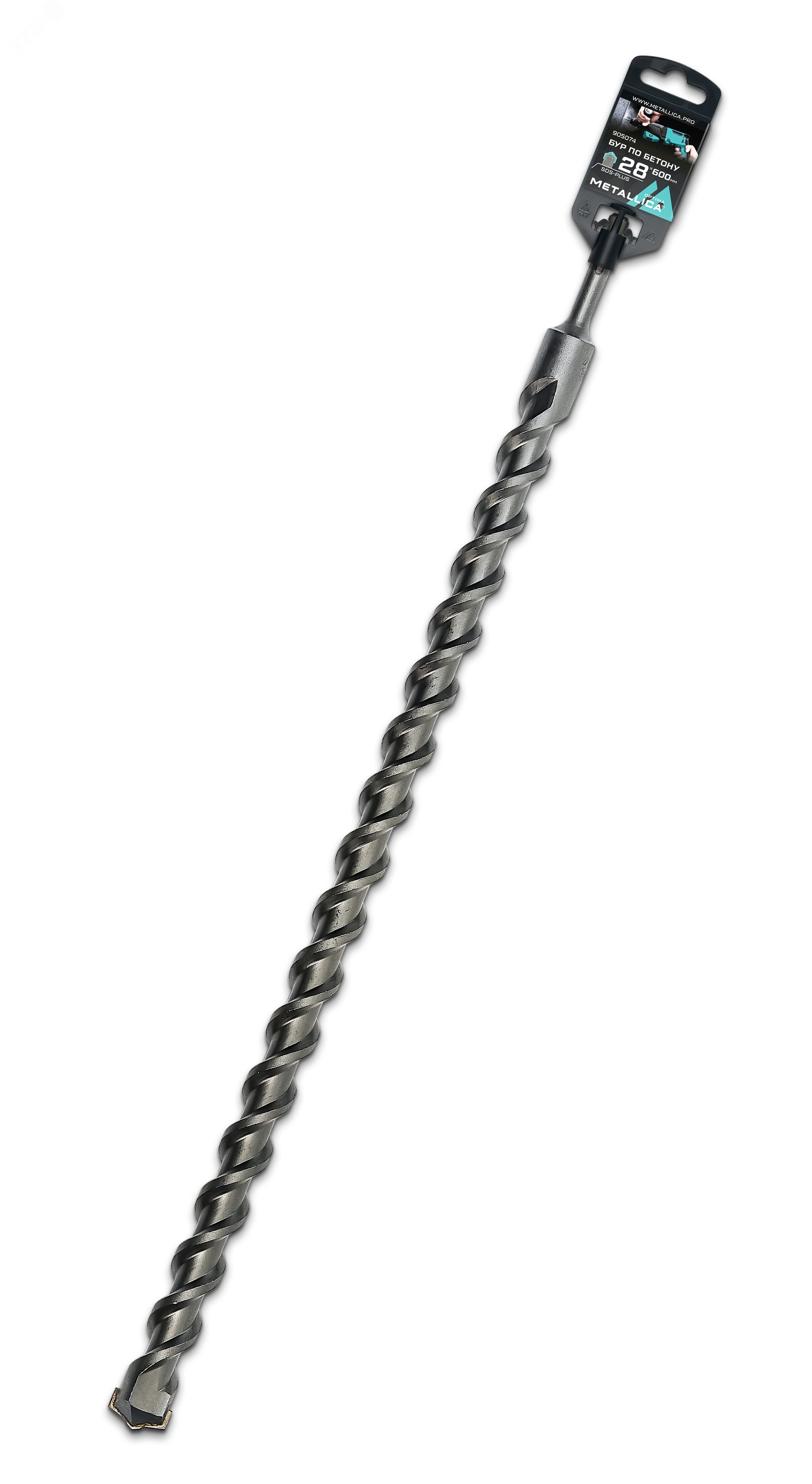Изображение товара Бур по бетону SDS-plus 28 х600/550 мм с твердосплавной напайкой