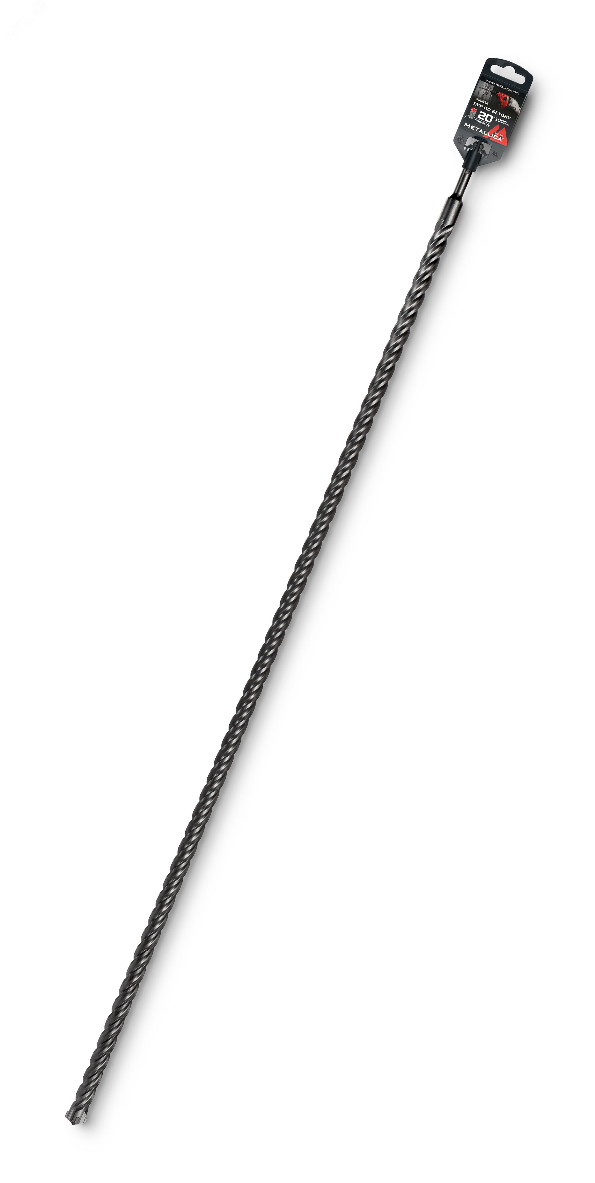 Изображение товара Бур по бетону SDS-plus 20х1000/950 мм с карбидной напайкой от METALLICA