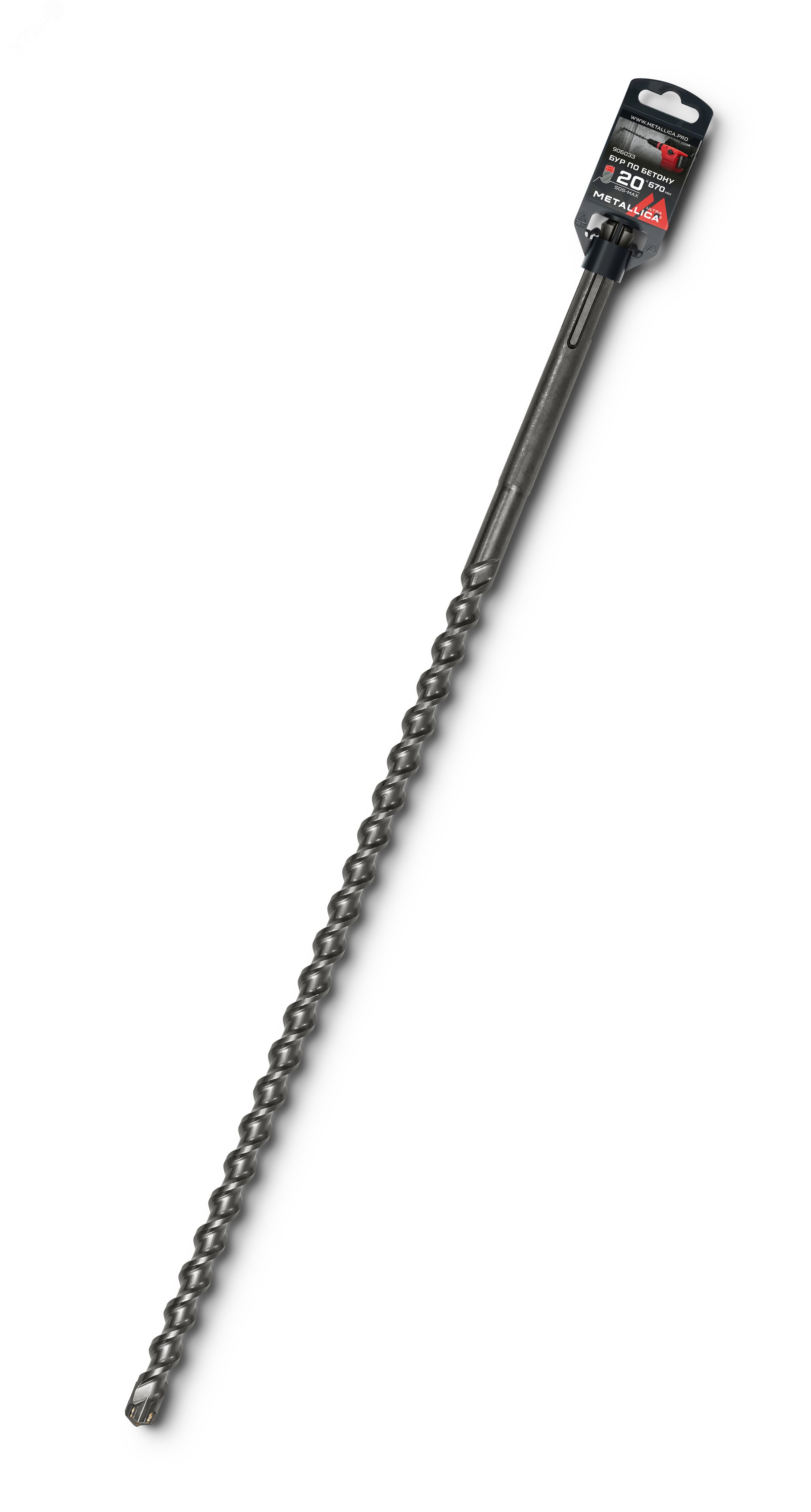 Изображение товара Бур по бетону SDS-max 20 х670/530 мм METALLICA - высокое качество и производительность