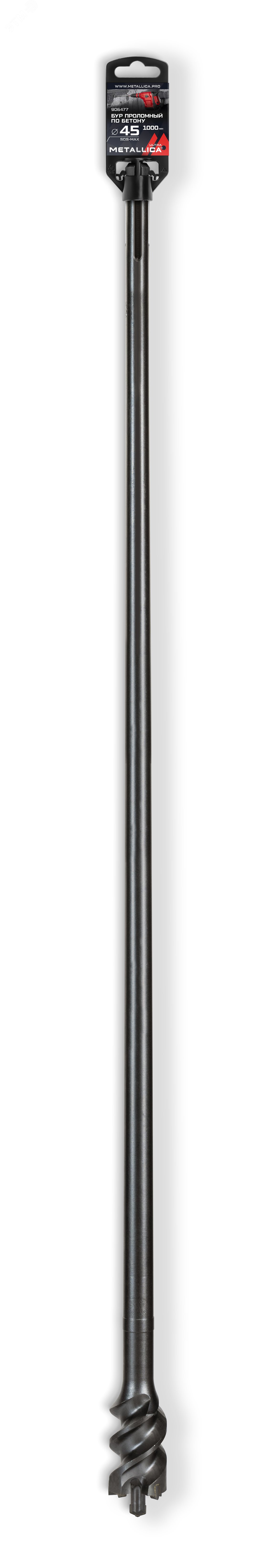 Изображение товара Бур проломный по бетону SDS-max 45х1000/860 мм профессиональный