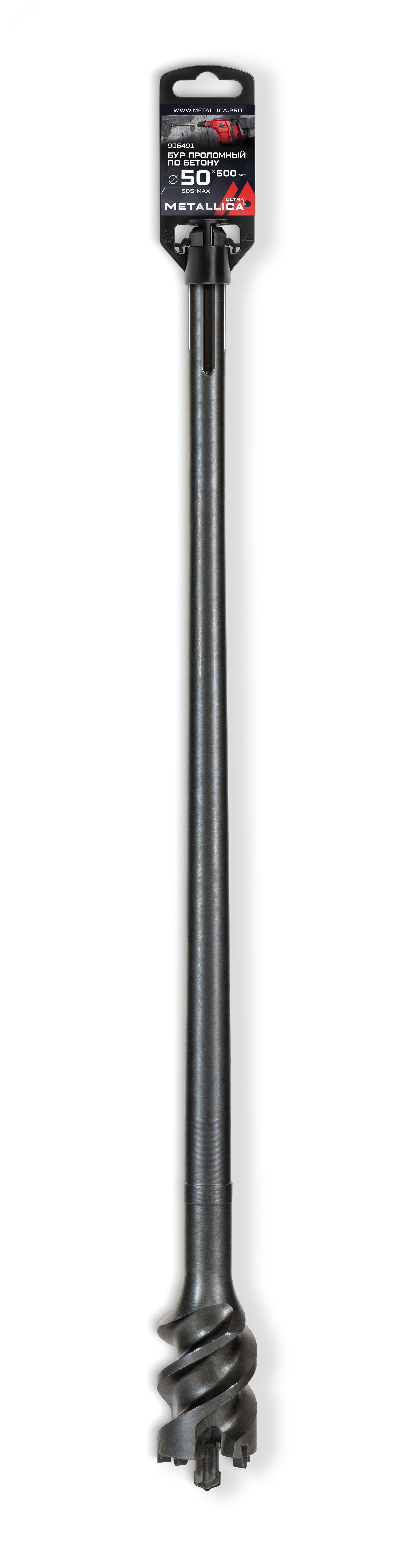 Изображение товара Бур проломный по бетону SDS-max 50х600 мм с твердосплавными напайками