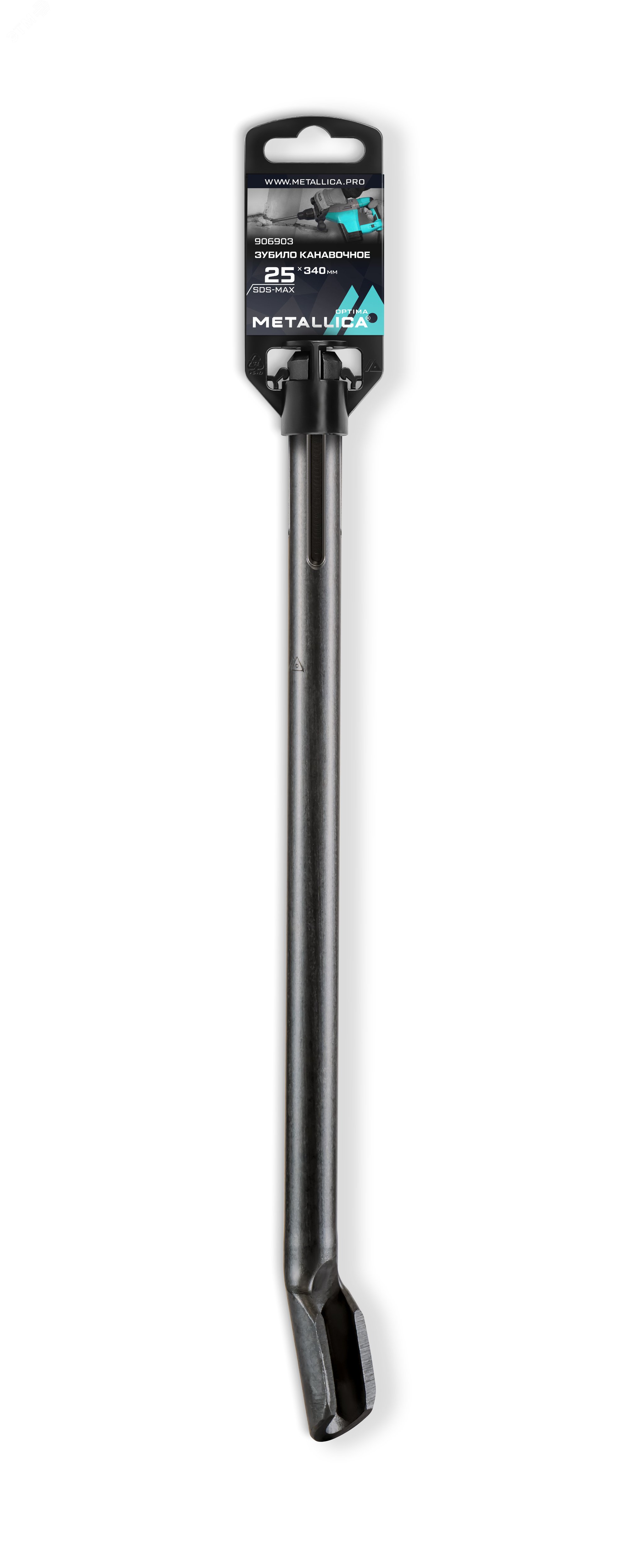 Изображение товара Зубило канавочное SDS-max 25х340/200 мм, по бетону (шт)