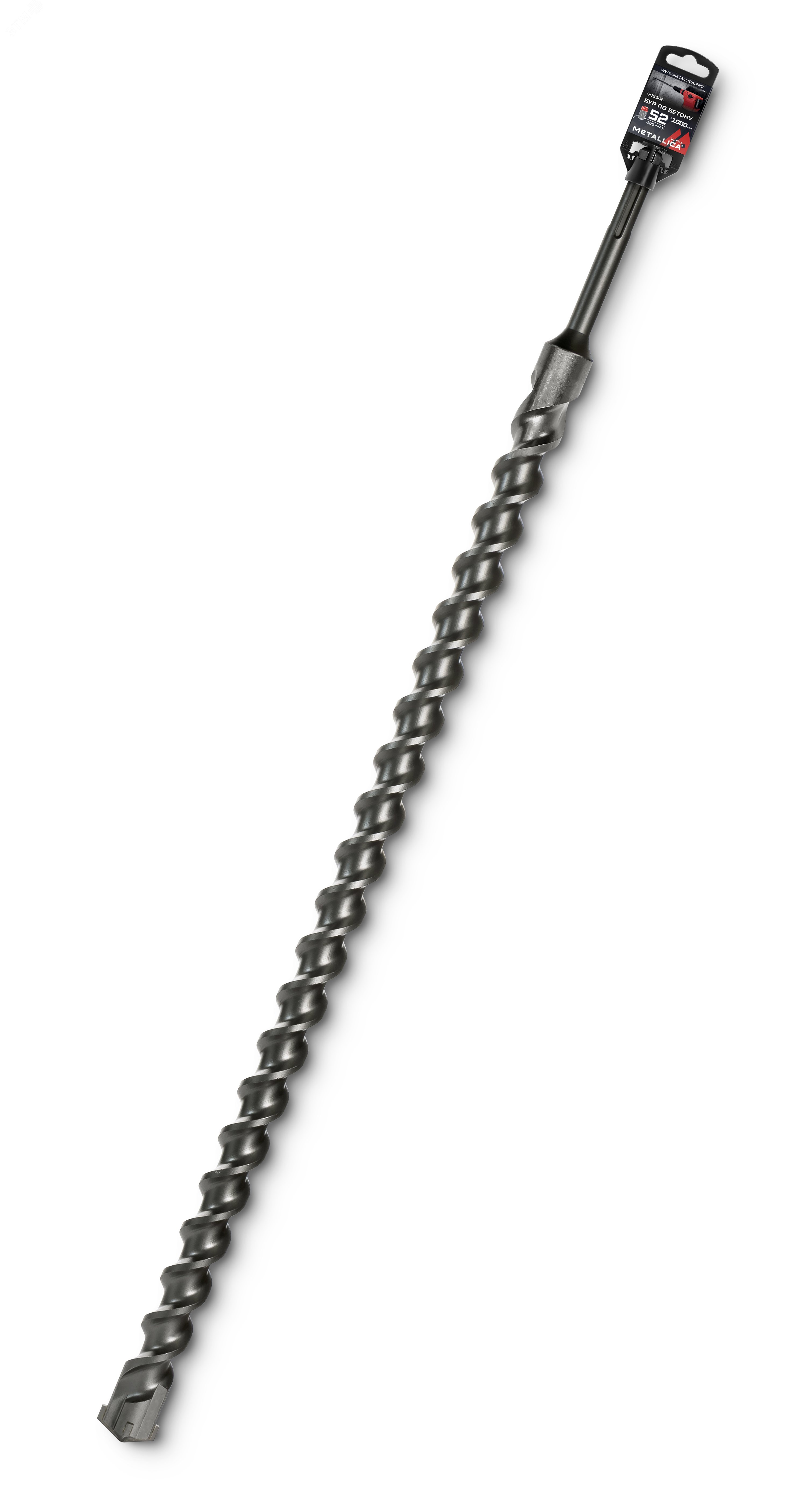 Изображение товара Бур по бетону SDS-max 52 мм 1000 мм длина металлический Китай